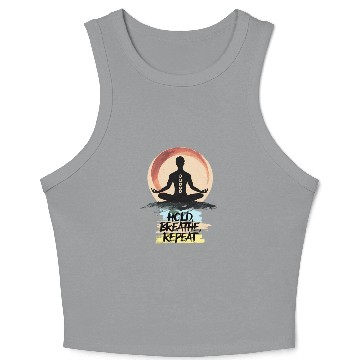 Discover Yin Yoga Lotus Pose Crop Tank Top