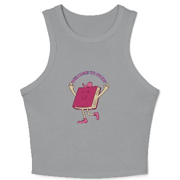 Discover Welcome to study:unlock knowledge,inspire growth. Crop Tank Top