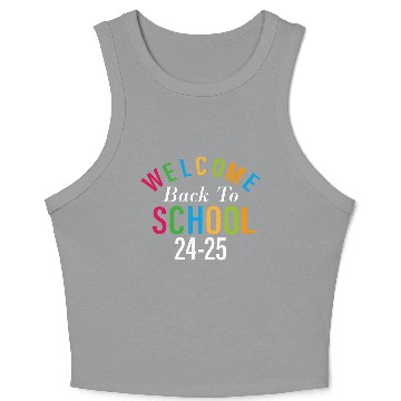 Discover Welcome back to school Crop Tank Top