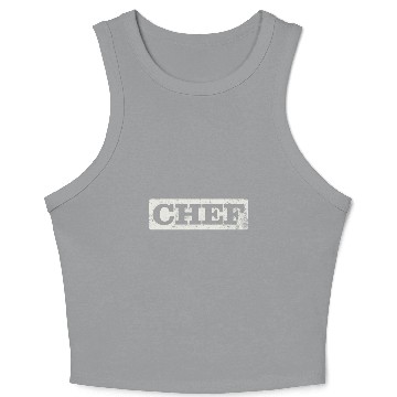 Discover Chef Vintage Crop Tank Top