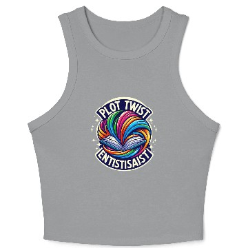 Discover Plot Twist Enthusiast ,Creative Writing Wear Crop Tank Top