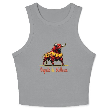 Discover The pride Mallorca flag design Crop Tank Top