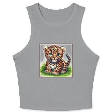 Discover Cute baby animals Crop Tank Top