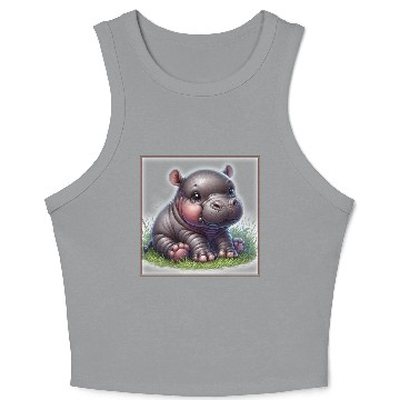 Discover Cute baby animals Crop Tank Top