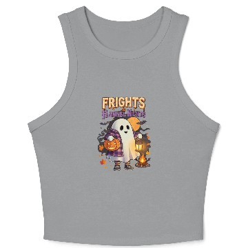 Discover Frights & Flannel Nights | by Asarteon Crop Tank Top