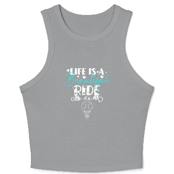 Discover Hot Air Balloon Company Fire Adventure Crop Tank Top