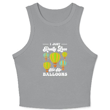 Discover Hot Air Balloon Company Driving Adventure Crop Tank Top