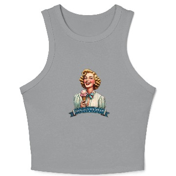 Discover Ice-cream Crop Tank Top