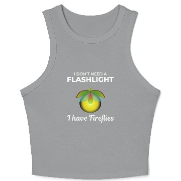 Discover Fireflies Firefly Lightning Bug Insect Collector Crop Tank Top