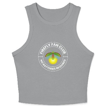 Discover Fireflies Firefly Lightning Bug Insect Collector Crop Tank Top