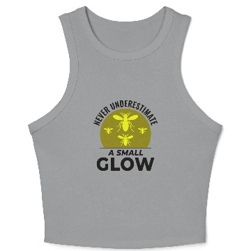 Discover Fireflies Firefly Lightning Bug Insect Collector Crop Tank Top