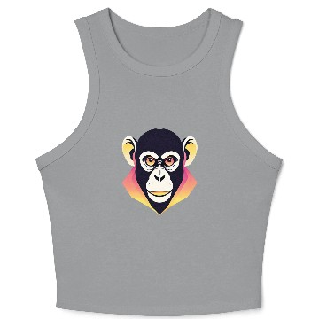 Discover Ape Power Portrait Crop Tank Top