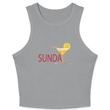Discover Sunday and chill. Crop Tank Top