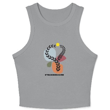 Discover Boho Freedom Unisex Crop Tank Top