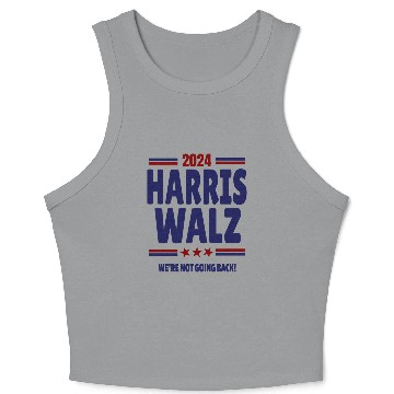 Discover Kamala Harris TIM WALZ 2024 Crop Tank Top