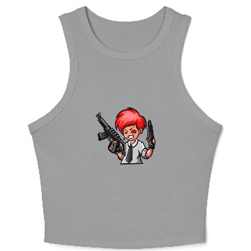 Discover Gangster Gamer Crop Tank Top
