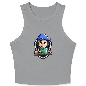 Discover Gamer Crop Tank Top