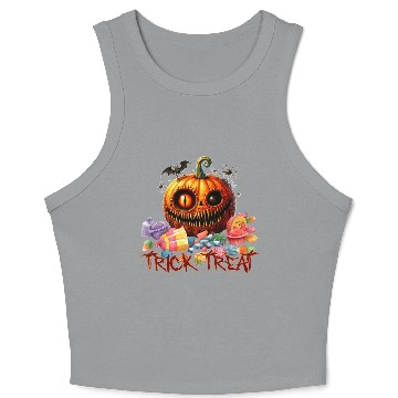 Discover Trick or treat Crop Tank Top
