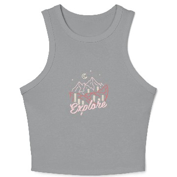 Discover Wanderlust Crop Tank Top