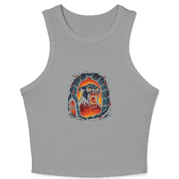 Discover Hellhound: Dog of the Hell Dungeon Crop Tank Top