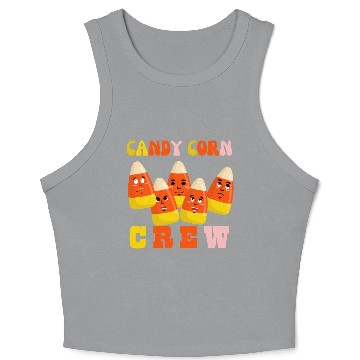 Discover Candy Corn Crew Crop Tank Top