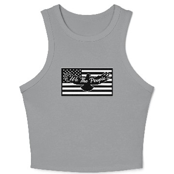Discover We The People Eagle Flag © LIKE US ON FACEBOOK Crop Tank Top