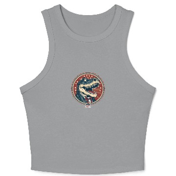 Discover Patriotic Alligator Crop Tank Top