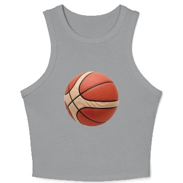 Discover Basketball Crop Tank Top