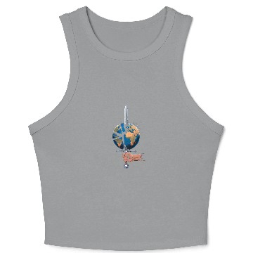 Discover Wars destroy the earth Crop Tank Top