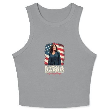 Discover Kamala Harris Breaking Barriers Inspiring Change Crop Tank Top
