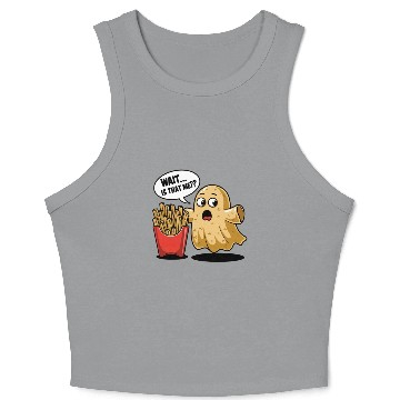 Discover Potato Ghost Afterlife Fries Surprise Crop Tank Top
