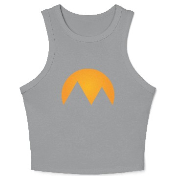 Discover Mountain & Sunrise Crop Tank Top