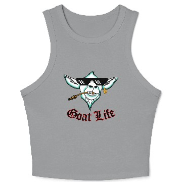 Discover Goat Life, Yo! Crop Tank Top