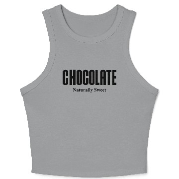 Discover Chocolate Natural Sweet Crop Tank Top