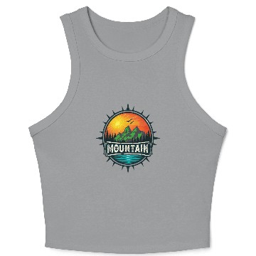 Discover Sunrise Summit Crop Tank Top