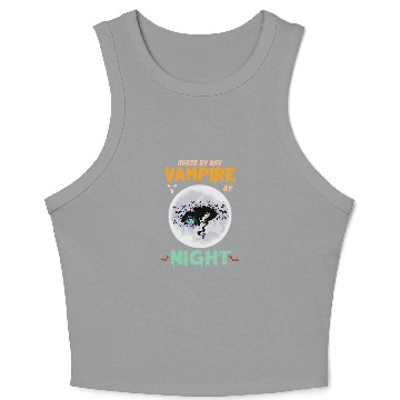 Discover Nurse by day vampire by night Crop Tank Top