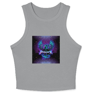 Discover Phoenix Blue 1 Crop Tank Top