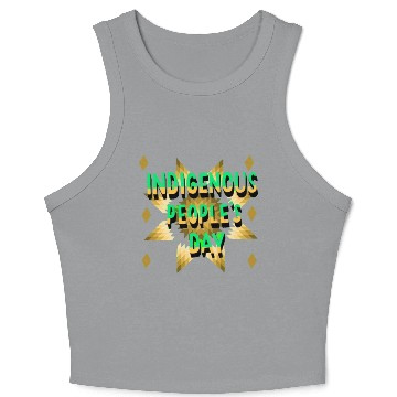 Discover Indigenous People Logos Crop Tank Top