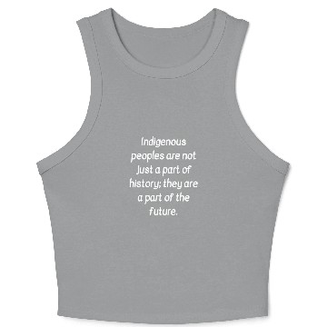 Discover indigenous peoples day Crop Tank Top indigenous day gift