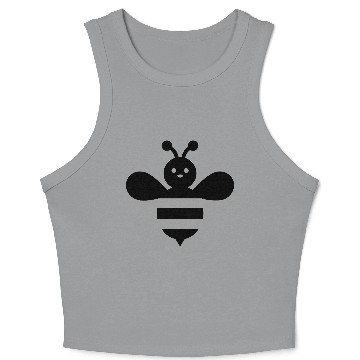Discover Honey bee kids style insect drawing path16 Crop Tank Top