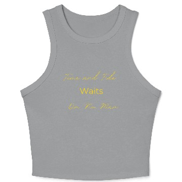 Discover Time and Tide Gold Crop Tank Top