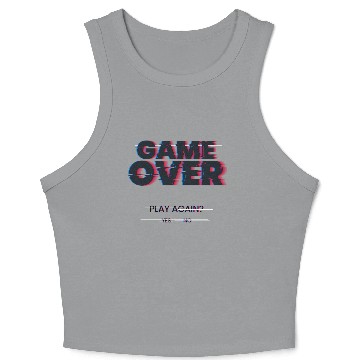 Discover GameOver Crop Tank Top