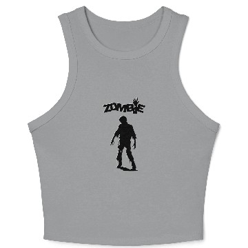Discover Zombie Shadow Crop Tank Top