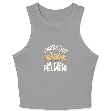Discover Pelmeni Dumpling Traditional Russian Crop Tank Top