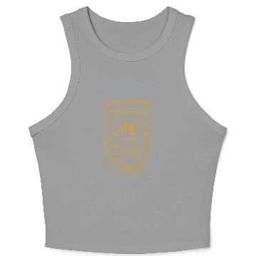 Discover Jeep Wild and Free Crop Tank Top