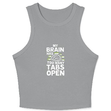 Discover Understanding Psychology Mind and Behavior Crop Tank Top