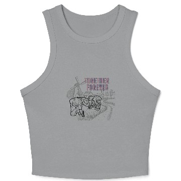 Discover Together forever - till death do us part Crop Tank Top
