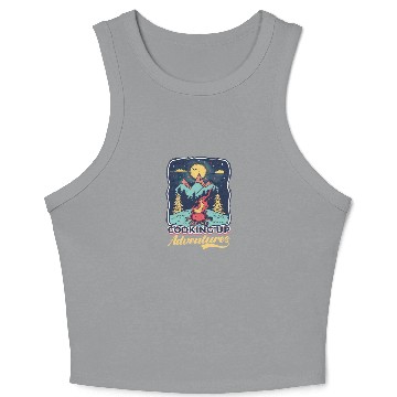 Discover Camp Chef Cooking Up Adventures Crop Tank Top
