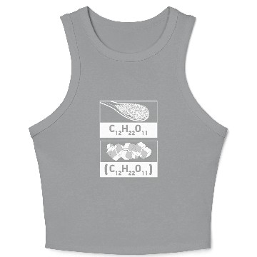Discover Sucrose Molecule Periodic Table Organic Chemistry Crop Tank Top