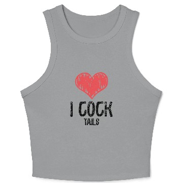 Discover Funny I Love Cocktails 3 Crop Tank Top